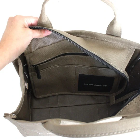 Marc Jacobs Medium Tote Bag Slate Green - Picture 8 of 9